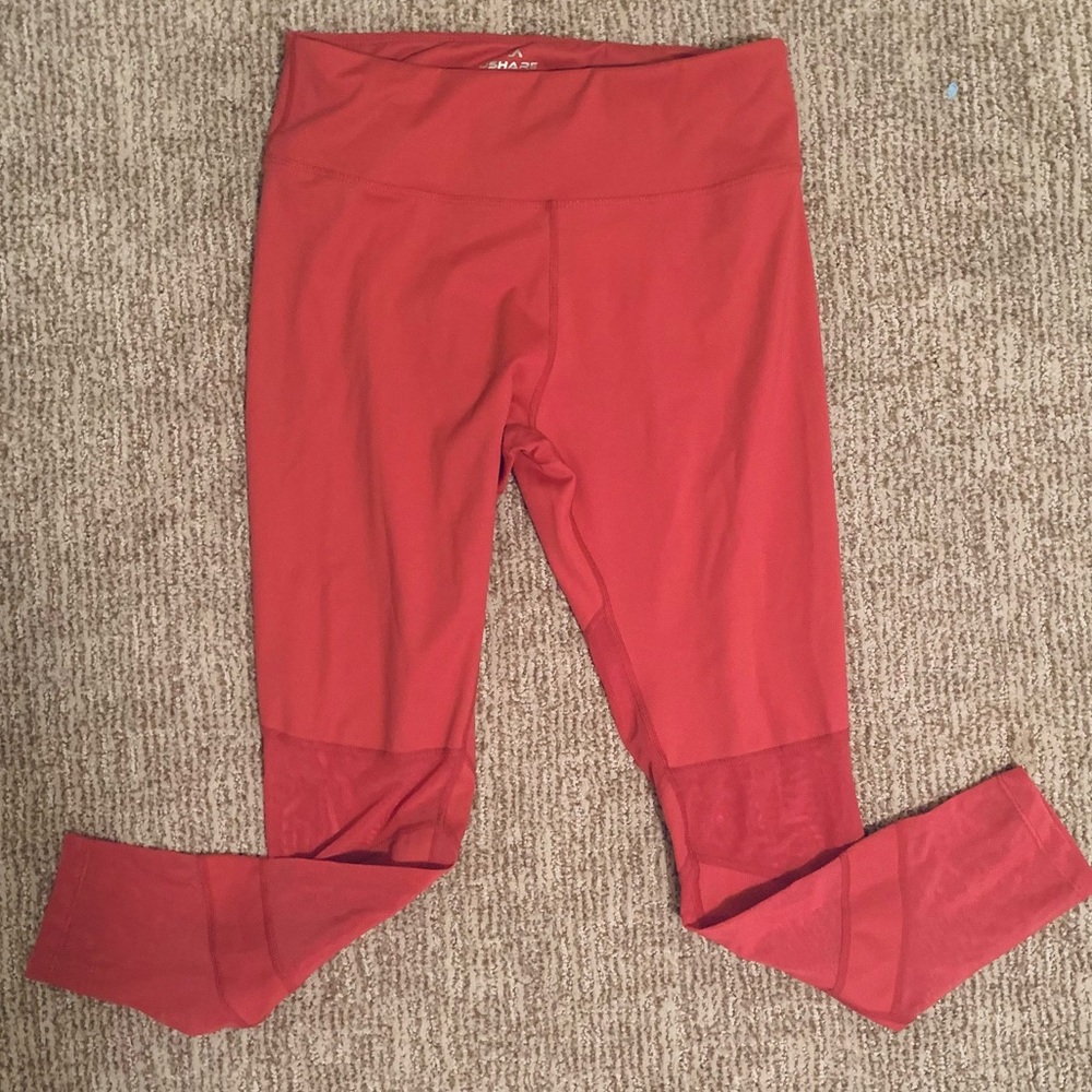Pink Leggings with Cut Outs